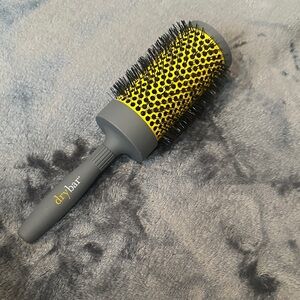 Drybar Vibrant Yellow and Sleek Gray Hair Brush